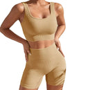 Conjunto Top e Shorts Canelado