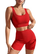 Conjunto Top e Shorts Canelado