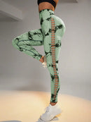 Calça Legging Empina Tie Dye Detalhes