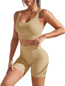 Conjunto Top e Shorts Canelado