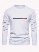Camiseta Masculina Manga Longa Paris