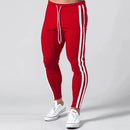 Calça Duas Listras Moletom Masculina Jogger