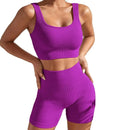Conjunto Top e Shorts Canelado