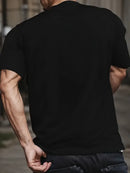 Camiseta Masculina com Estampa "Nunca é sorte, é sempre Deus" Gola Redonda