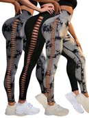 Calça Legging Empina Tie Dye Detalhes