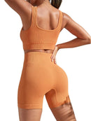 Conjunto Top e Shorts Canelado