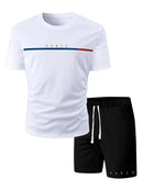 Conjuntos Paris (Opção Camiseta Manga Longa, Manga Curta, Calça ou Shorts)