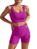 Conjunto Top e Shorts Canelado