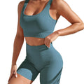 Conjunto Top e Shorts Canelado
