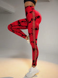 Calça Legging Empina Tie Dye Detalhes