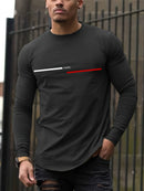Camiseta Masculina Manga Longa Paris